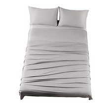 1200 Thread Count Cotton Sheets, 100 Egyptian Cotton Sheet for Size King Grey