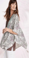 floral print kimono cover-up from J.Jill. Kimono cardigan tassels oversized flor