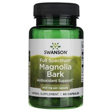 Swanson Écorce de magnolia 400 mg, 60 gélules