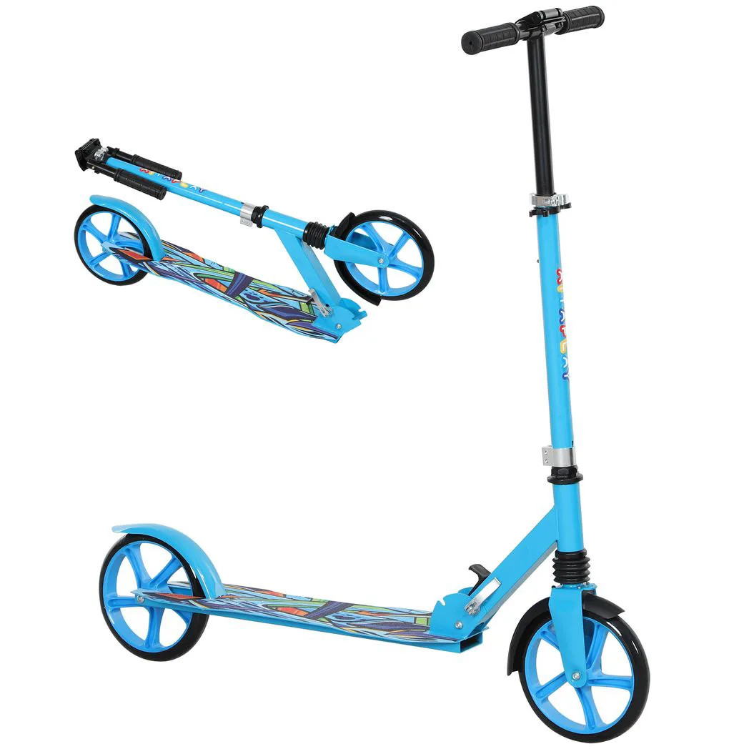 Tommy Toys - Kids Kick Scooter - Blue - Adjustable Handlebar - Image 2