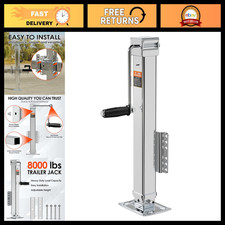 8000 Lbs Heavy-duty Trailer Jack Bolt-on Design 28.6 Vertical Lift Capacity