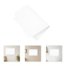 2 Pcs Self-adhesive Whiteboard Wall Stickers Reusable Display Dry Erase for