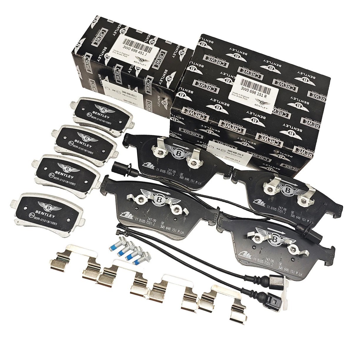 Front Rear Brake Pads Set for Bentley Continental GT GTC Flying Spur New