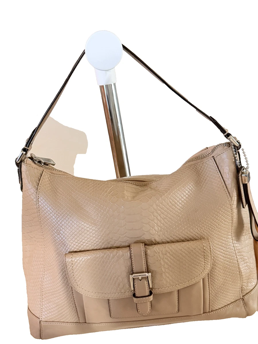 Coach Python Shoulder Bags for Women for sale | eBay