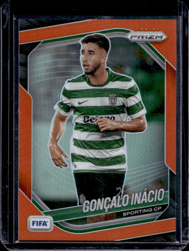 2025-26 Panini Prizm FIFA Goncalo Inacio Orange Prizm #/125 Sporting
