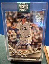 Jered Weaver 2024 Topps Archives Auto Padres 6/49 Buyback Signed Card