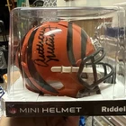 Anthony Munoz Autographed Bengals Speed Mini Helmet Tristar certified