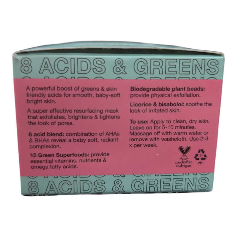 INNBEAUTY Project Green Machine Innsta-Glo 7 Min Mask  1.7oz  NIB, free shipping