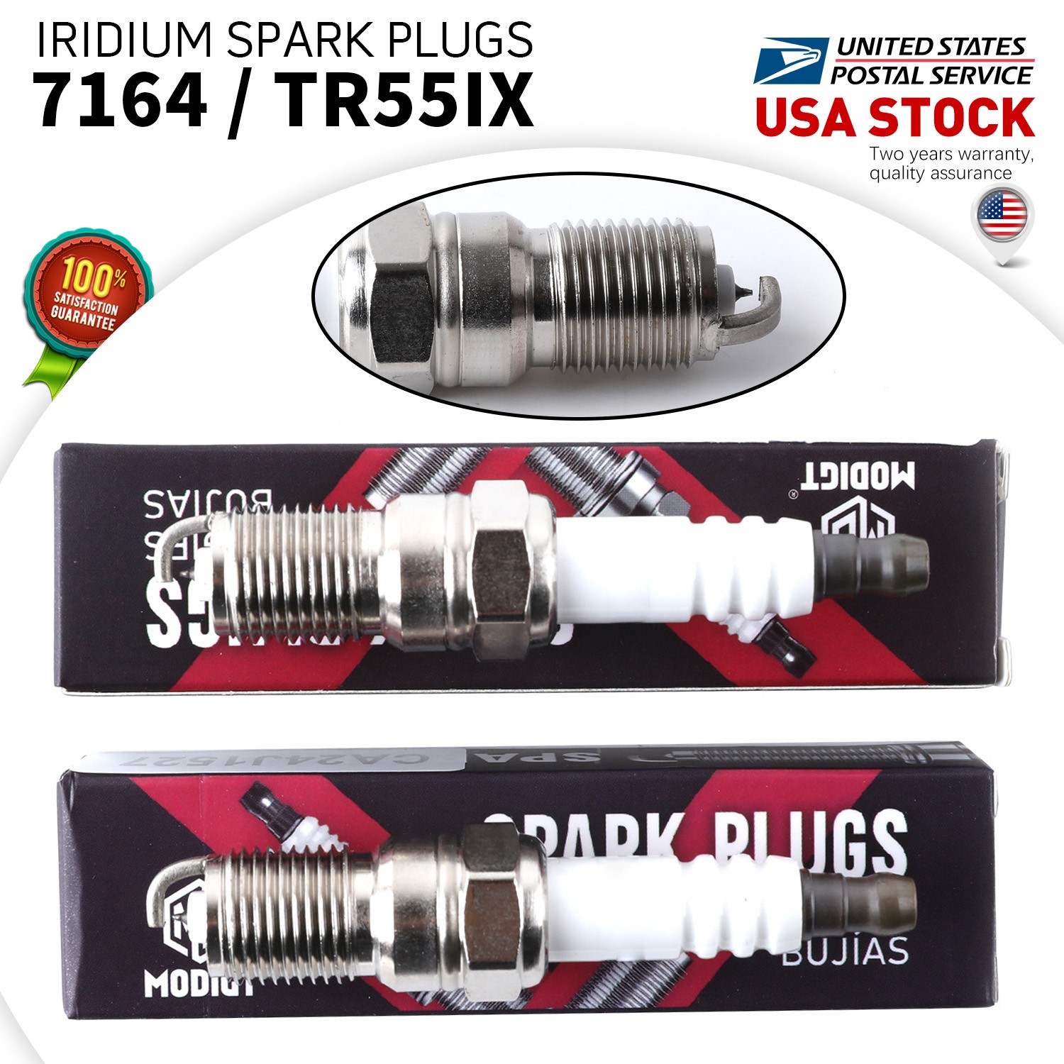 4Pcs For NGK 7164 TR55IX Iridium IX Spark Plugs for XP606DP2 XP606 XP605DP2 NEW