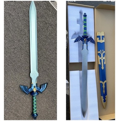Legend of Zelda Skyward Master Sword Unsharpened Metal42” Blue And