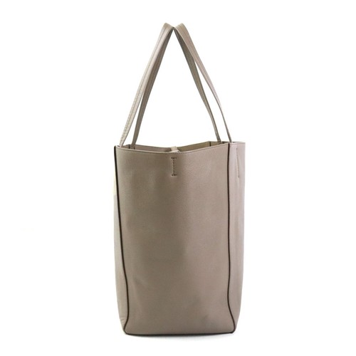 Borsa a mano originale CELINE Cabas Phantom in pelle cachi chiara - r10630a - Foto 2 di 16