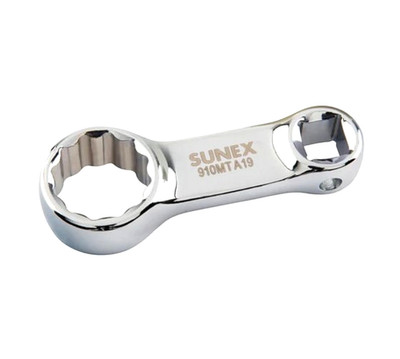 SUNEX Torque Adapter 19mm 3/8 Drive Metric Chrome TWN 910MTA19