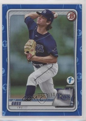 2020 Bowman Draft 1st Edition Blue Foil 137/150 JJ Goss #BD-40 9hx