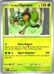 Teal Mask Ogerpon 026/182 Destined Rivals