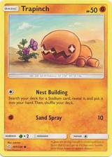 Trapinch - 107/236 - Common (Near Mint) Cosmic Eclipse - Fighting Pokémon