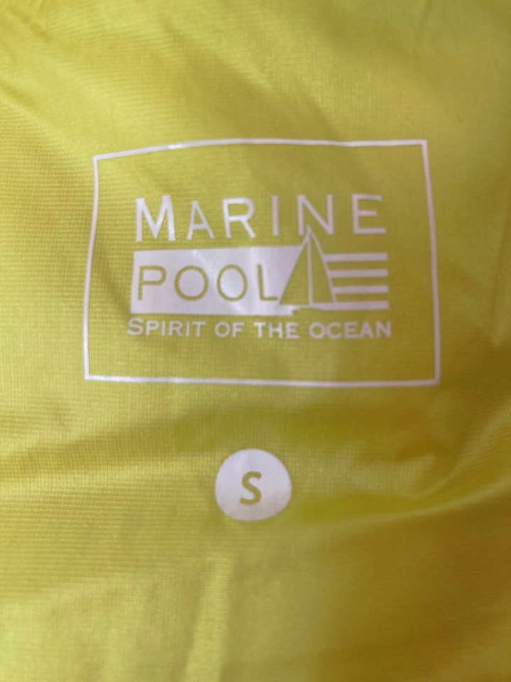 Marine Pool Great Women's Quilted Vest Size S Pink With Yellow Zipper ...