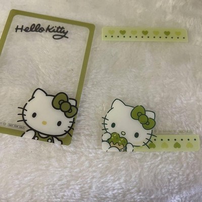 Matcha Hello Kitty Clear Mini Card Pop-Up Store Bonus 2 Stück