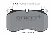 PAGID Racing Bremsbelagsatz Scheibenbremse STREET+ T8264SP2001 für MERCEDES GLE