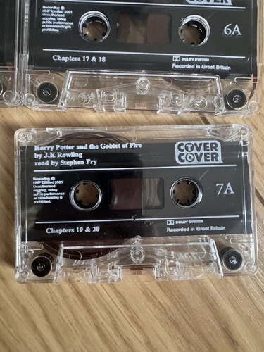 Harry Potter And The Goblet Of Fire - Cassettes Complete - Part 1 & 2 - Picture 11 of 11