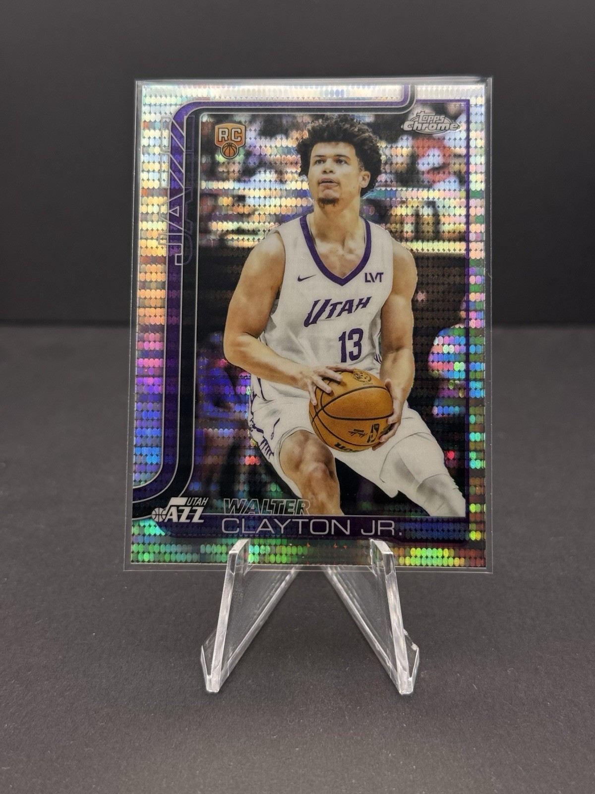 2025-26 Topps Chrome Walter Clayton Jr. #268 Pulsar Refractor (RC)