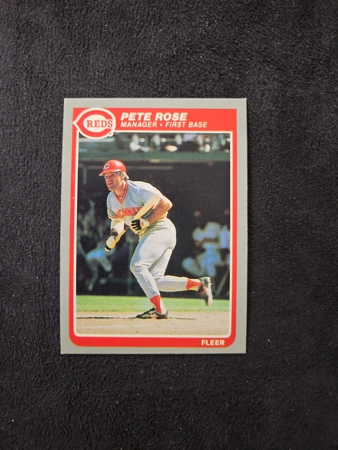 ⚾1985 Fleer #550 Pete Rose⚾Near Mint⚾