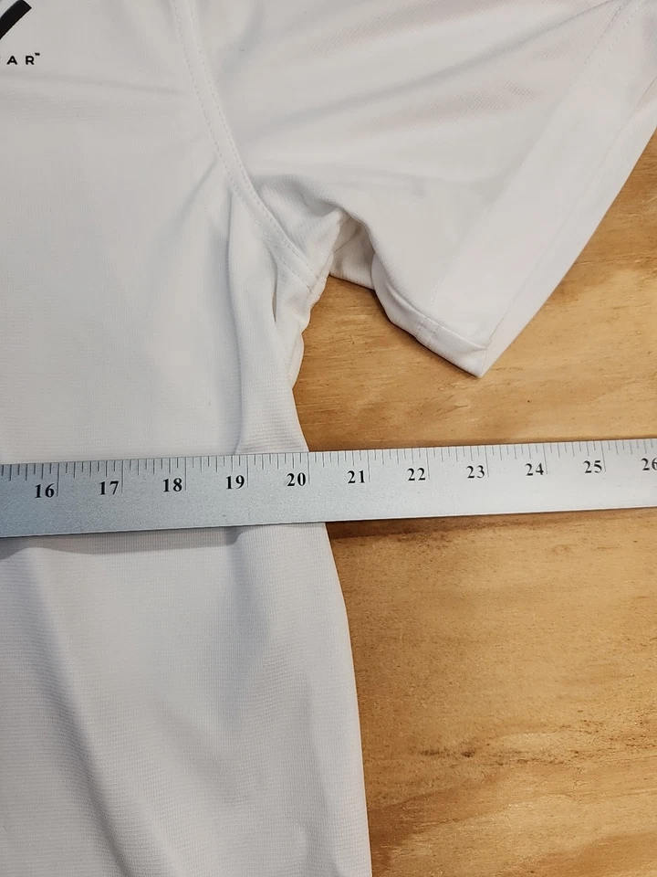 Polo de golf Vaprwear Logo blanco Cutter & Buck para hombre grande ligero Foto 3 de 4