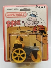 Matchbox Bluto's Road Roller Vintage 1980 Die-Cast Metal