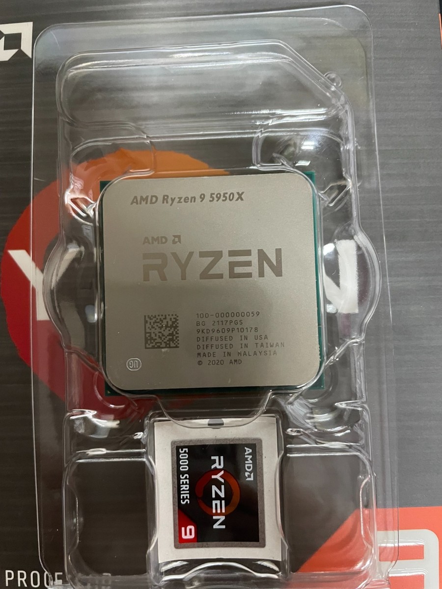 AMD Ryzen 9 5950X Desktop Processor (4.9GHz, 16 Cores, Socket AM4