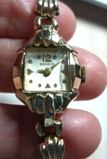 1963 Ladies Benrus 11AFAC Manual Wind Watch Vintage