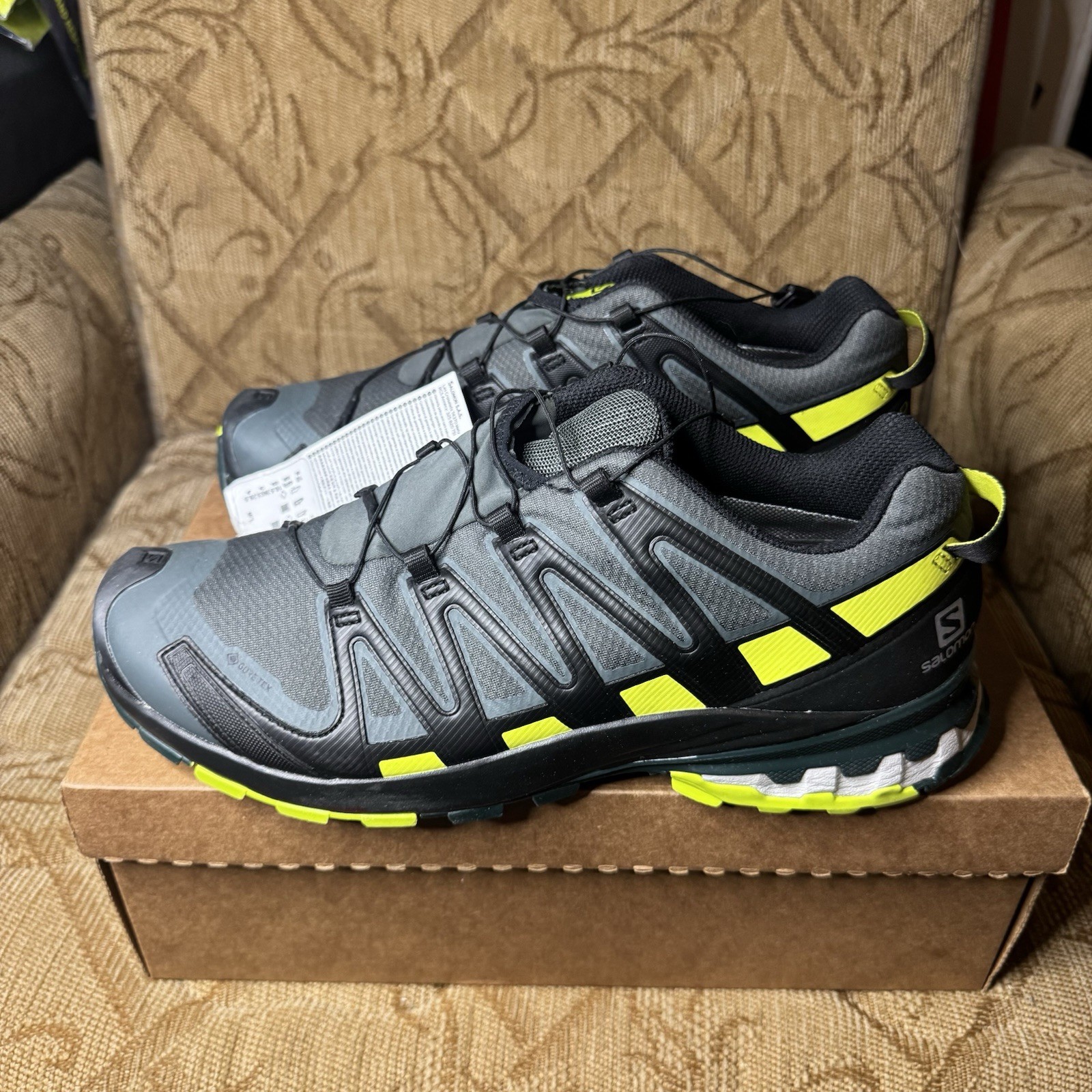 Scarpe Salomon XA Pro 3D V8 Gore Tex escursionismo corsa uomo taglia 10 5 ottime condizioni