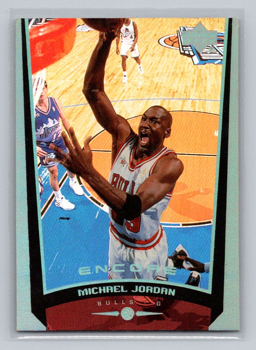 1998-99 Upper Deck Encore #110 Michael Jordan Refractor Holo Dunking SP VAR