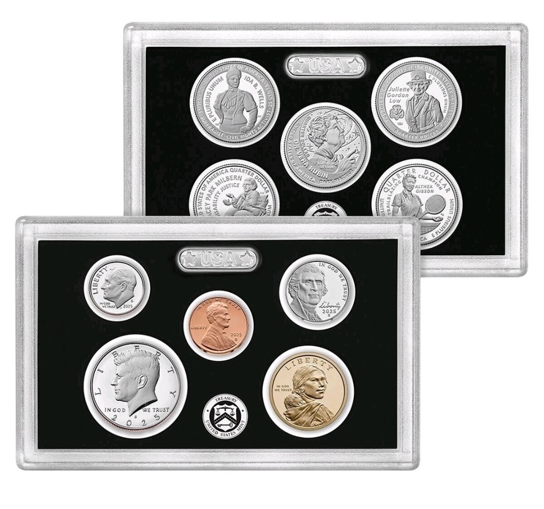 2025 Silver Proof Set 10 Coin 25RH Ultra Cameo Proof Box COA