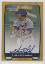 2012 Bowman Chrome Prospects Gold Refractor 2/50 Avisail Garcia #BCA-AG Auto d4y