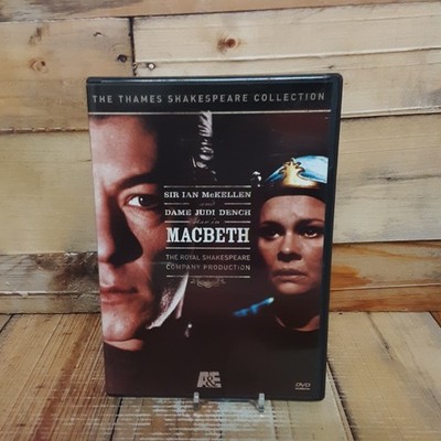 Macbeth DVD Used Ian McKellen Judi Dench Shakespeare Drama A&E Classic