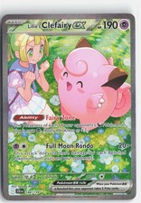 Lillie's Clefairy ex 184/159 Journey Together Pokemon Holo NM