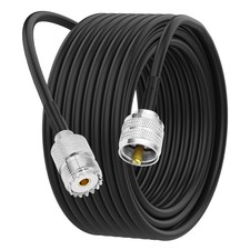 PL259 Câble coaxial UHF RG58 UHF mâle vers femelle - Faible perte CB