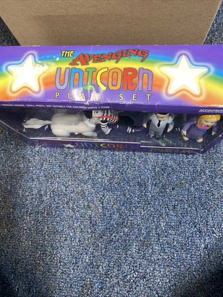  Accoutrements Avenging Unicorn Play Set 4 Magical Horns 3 Figures to Impale - image 4 of 4