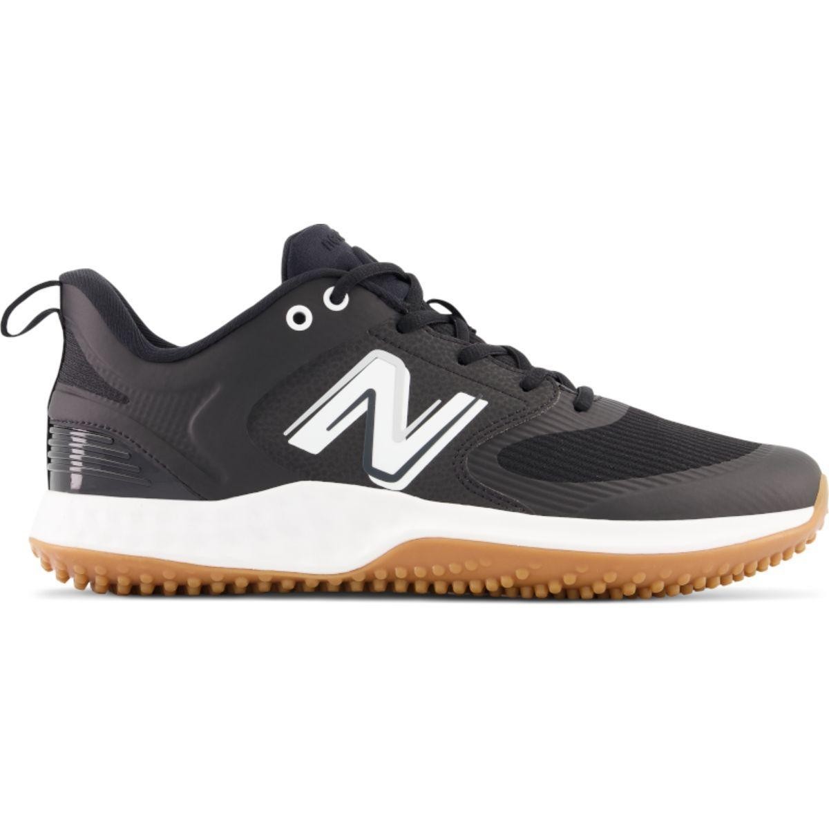 New Balance Men's Fresh Foam 3000V6 Turf-Trainer Baseball Shoe, Black, 6