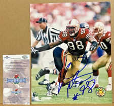 Julian Peterson Autograph Signed 8x10 SF 49ers Photo Sports Collectibles COA