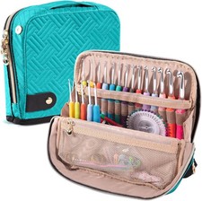 Empty Crochet Hook Case - Stand Up Organizer for Needles