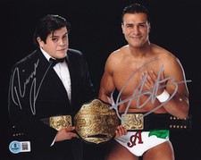Alberto Del Rio Ricardo Rodriguez Signed WWE 8x10 Photo BAS COA Lucha Libre AAA