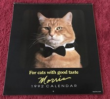 1992 Morris The Cat “For Cats With Good Taste” Advertising Calendar