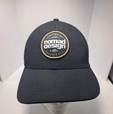 Nomad Design Trucker Hat Black Mesh Snapback Patch Cap Fishing Outdoor Experienc