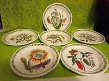 SERVIZIO 6 PIATTI CERAMICA PORTMEIRION The botanic garden giardino botanico 21,5