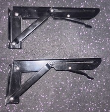 2 soportes usados de 8" cada uno para una mesa colgante de pared plegable