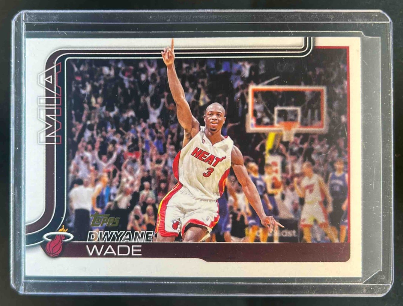 2025-26 Topps Dwyane Wade Golden Mirror Image Variation SSP #261 Heat