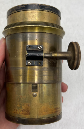 Antique Chicago Film Exchange 22" 550mm F9.5 Telephoto Camera Brass Lens - Picture 5 of 14