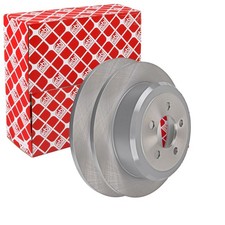 2X FEBI BREMSSCHEIBEN 316,0mm VOLL HINTEN PASSEND FÜR DODGE NITRO JEEP CHEROKEE