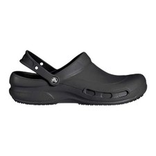 Crocs at Work Unisex Bistro Slip Resistant Clog Black  No Import Fees
