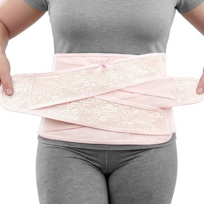 Nuliie postpartales Bauchband mit V-förmiger Kreuzstütze, atmungsaktiv XL